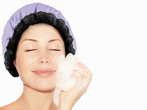 Glow by Daye Cordless Deep Conditioning Thermal Heat Cap, Microwavable Heat Therapy for Hair, Portable, Reversible Lilac