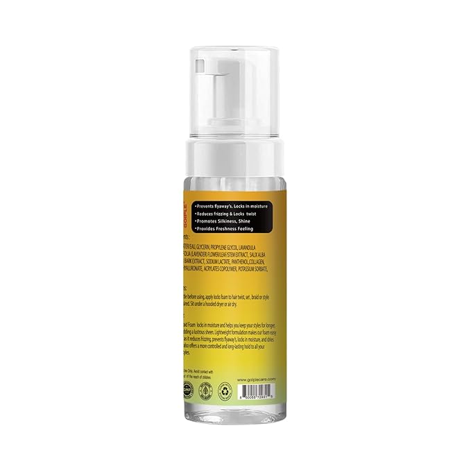 Extra Hold Styling Gel and Mousse for Braids, Twists, Locs, Cornrows - Frizz Taming, Smoothing & Edge Control with Rosemary Hair Growth Oil (Bonus: Hair Combs, Bonnet, Clips)