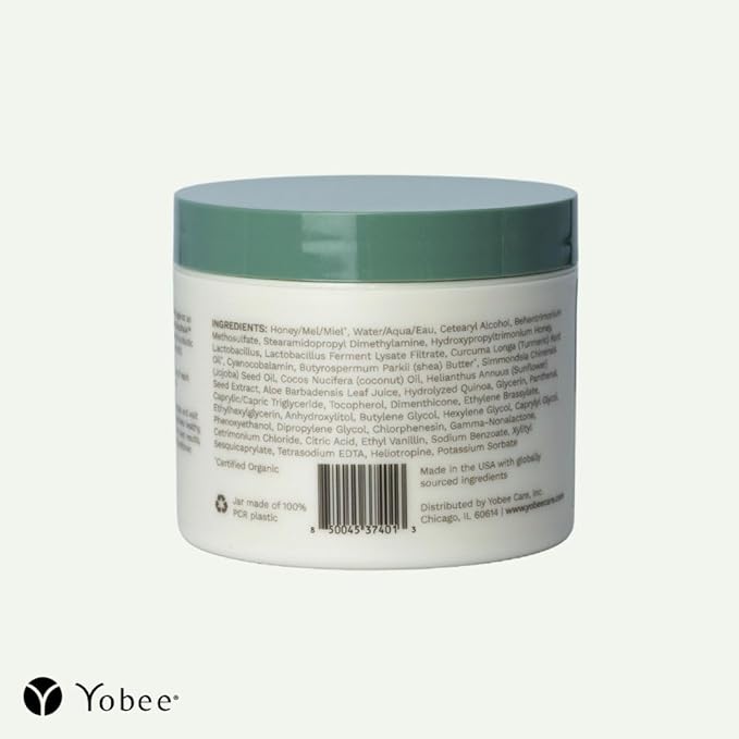 Yobee Ultra Gentle Soothing Scalp Mask - Dry Scalp Treatment Hair Mask Safe For Sensitive Baby Skin - Probiotic Infused - For Sensitive Scalp & Cradle Cap - For Babies, 4 fl oz