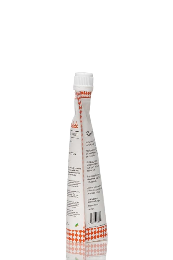 Ecoslay Orange Marmalade Curl Definer Gel - Long-lasting Hold for Wavy, Curly, Coily, and Kinky Hair - Curl Styling Gel for Women