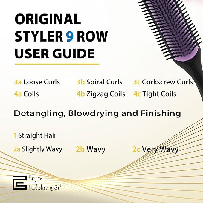 Curly Hair Brush for Women Men Curl Defining Hairbrush Small Mini Detangler Edge Combs Barber Styling Tools Travel Accessories Cruise Ship Essential 2029 Beach Vacation Must Have Gift