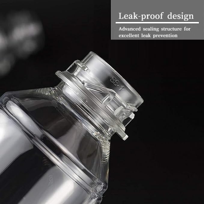 Mistifi Continuous Ultra Fine Mist Spray Bottle (200ml 2Pcs, Transparent bottle)