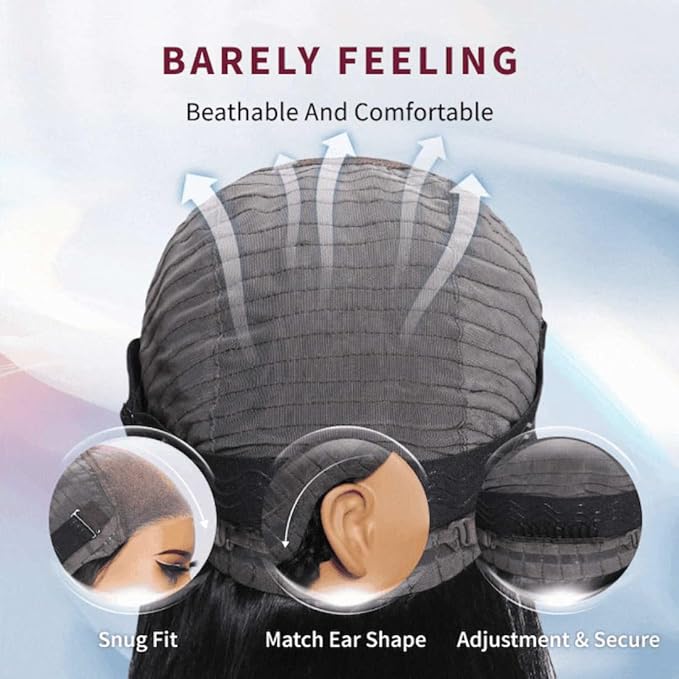 Beauty Forever Bye Bye Knots Wig 7x5 Pre Everything 4C Kinky Curly Edges Put on and Go Glueless Wigs with Invisible Knots Pre Cut Lace Human Hair Wig Pre Plucked 180% Density Natural Color 20inch