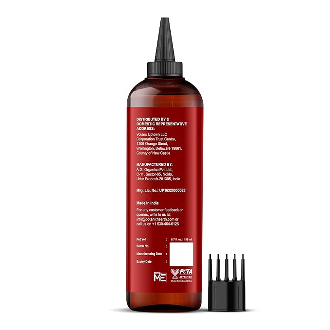 Botanic Hearth Hair Oil for Hair Growth & Home Hair Perm Kit | Strengthening Dry, Frizzy, Damaged Hair & Scalp Treatment | Korean Ginseng Hair Oil – 6.7 Fl Oz