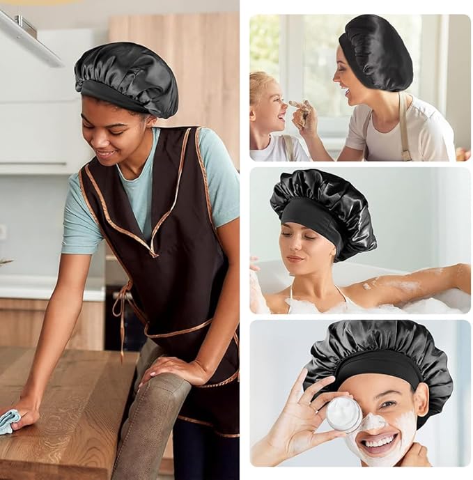 Satin Bonnet β Sleep Bonnet for Women and Men Curly Hair, Braids, and Natural Hairstyles (1pck)