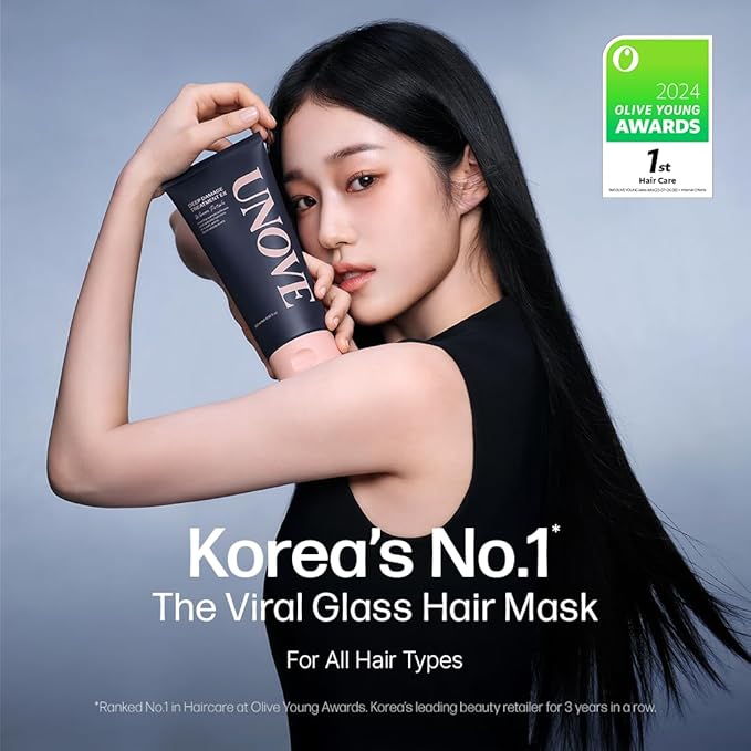 UNOVE Deep Damage Treatment Ex - Protein Hair Treatment & Hair Mask for Damaged Hair | Deep Conditioning & Keratin Hair Mask for Dry, Frizzy Hair | Korean Hair Care | Tender Bloom, 7 fl oz