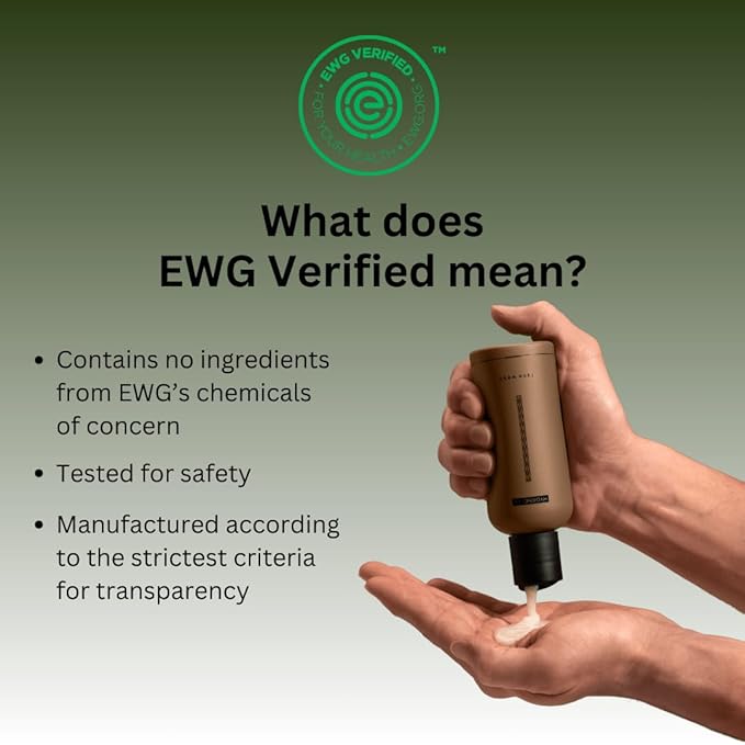 HygieneLab Mens Shampoo - EWG Verified Non-Toxic Formula, Fragrance-Free & Paraben-Free, Gentle Cleanse for All Hair Types, Premium Quality (10 fl oz)