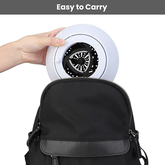 Segbeauty Universal Travel Hair Diffuser, Collapsible Foldable Hair Dryer Attachment Portable for Salon Blower Wavy Curly Hair, Professional Adjustable Fast-drying for Blow Dryer 1.5"-3.22" Nozzle