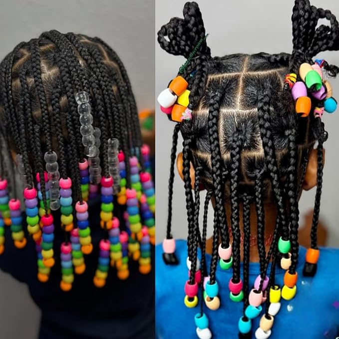Kids Braiding Hair Pre stretched 16 inches Color 2 Yaki ez Braid Braiding Hair for Kids Knotless Braids