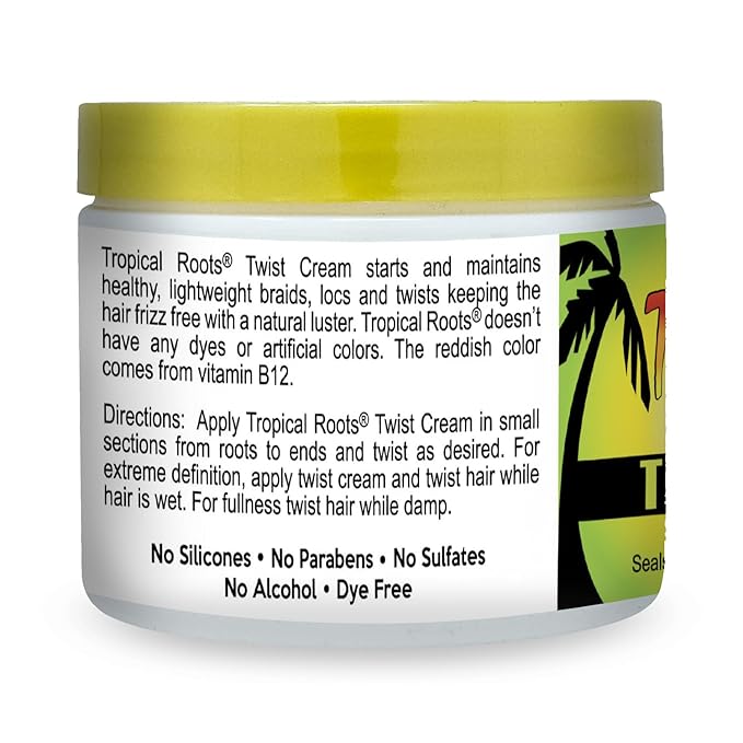 Bronner Brothers Tropical Roots Twist, CREAM 6.0 Fl Oz