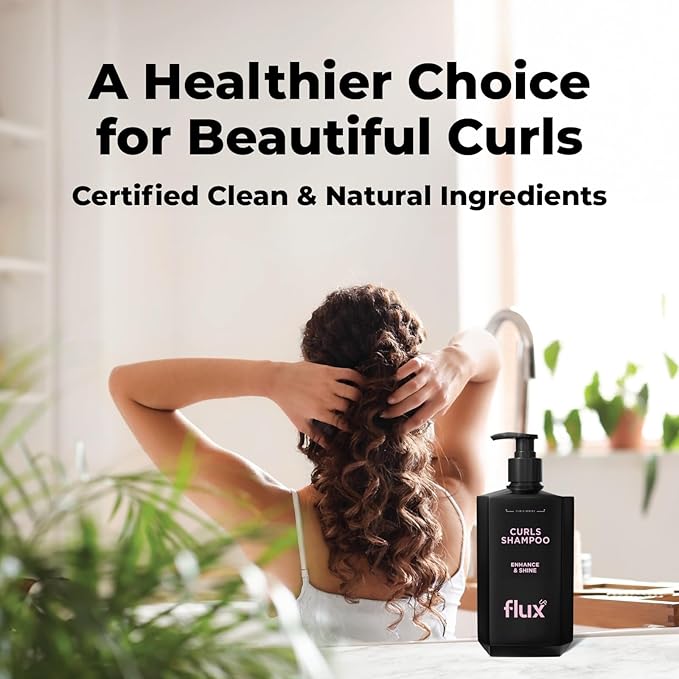 Curly Hair Shampoo – Hydrating Shampoo for Curly & Wavy Hair for Women & Men – Sulfate-Free Frizz Control & Moisture for Defined, Stronger, Softer Curls – 17 fl oz