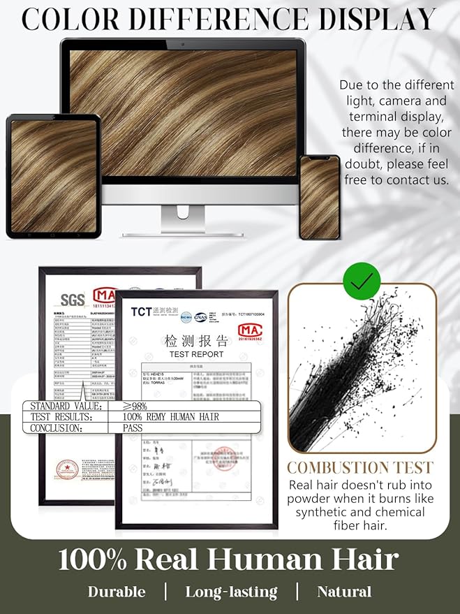 LOXXY Human Hair Extensions PU OVO Weft - Invisible Butterfly Double Weft - 20 Inch 100g Balayage Chocolate Brown to Caramel Blonde, Micro Beads Human Hair Extensions Glueless, Width 31.5"(80cm)