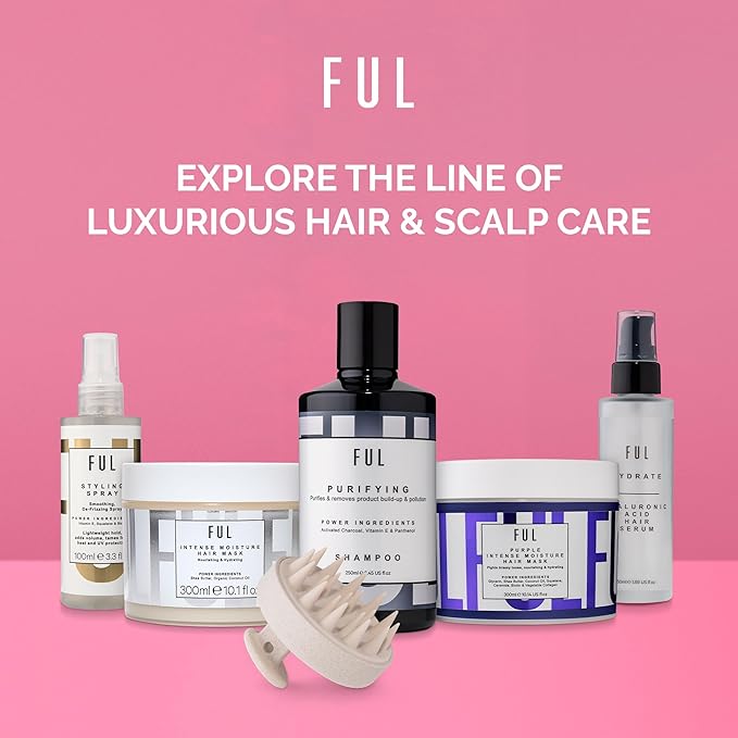 FUL Scalp Massager with Super Soft Silicone Brush for Hair Growth and Exfoliating Scalp, Ideal Scalp Massager Hair Growth Tool and Scalp Brush for Stimulating Hair and Cleansing