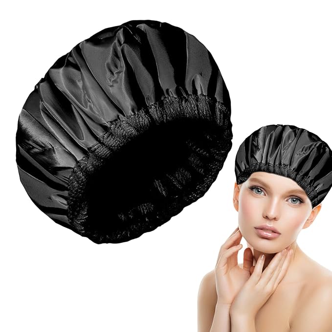 Thermal Conditioning Heat Cap – Reusable Cordless Cap with Flaxseed Filling | Hair Steamer Bonnet for Deep Conditioning, Home and Professional Use, Hair Repair and Moisturizing