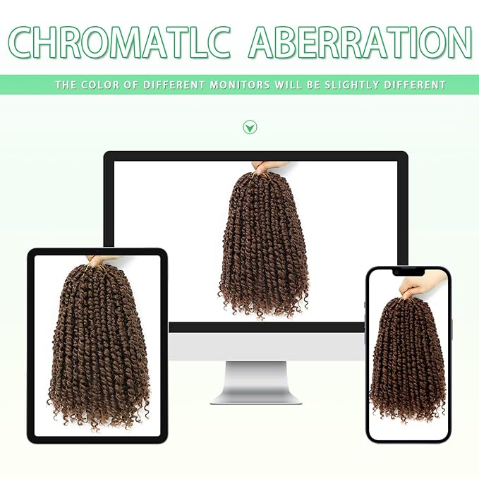 Passion Twist Crochet Hair 12Inch Passion Twist Hair 8 Packs Pre-Twisted Passion Twist Crochet Hair for Black Women Soft Passion Twist Curly Crochet Hair 30#