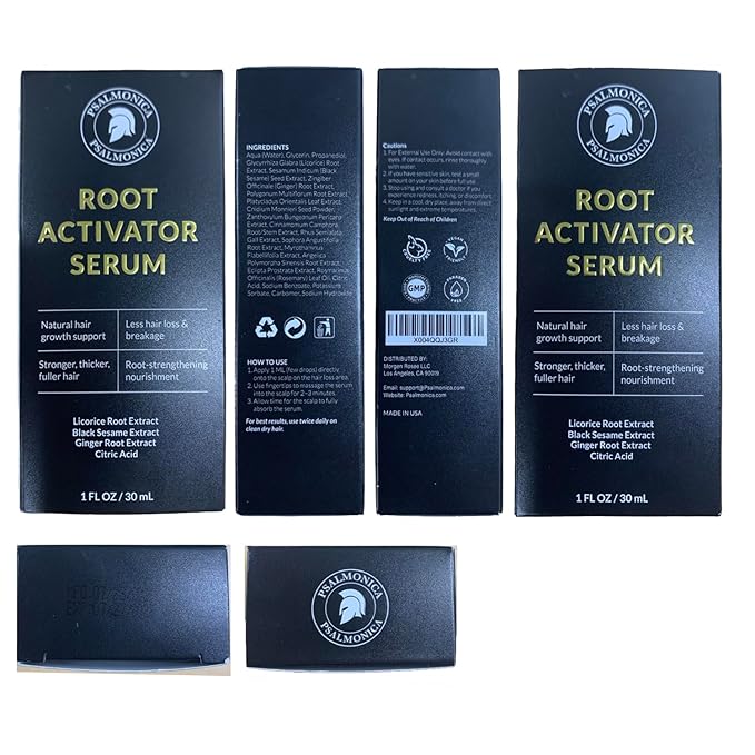 Hair Growth Serum: Root Activator Scalp Serum for Hair Loss and Regrowth Treatments – Natural Hair Oils for Hair Growth for Men Women (1 Fl Oz (Pack of 1))