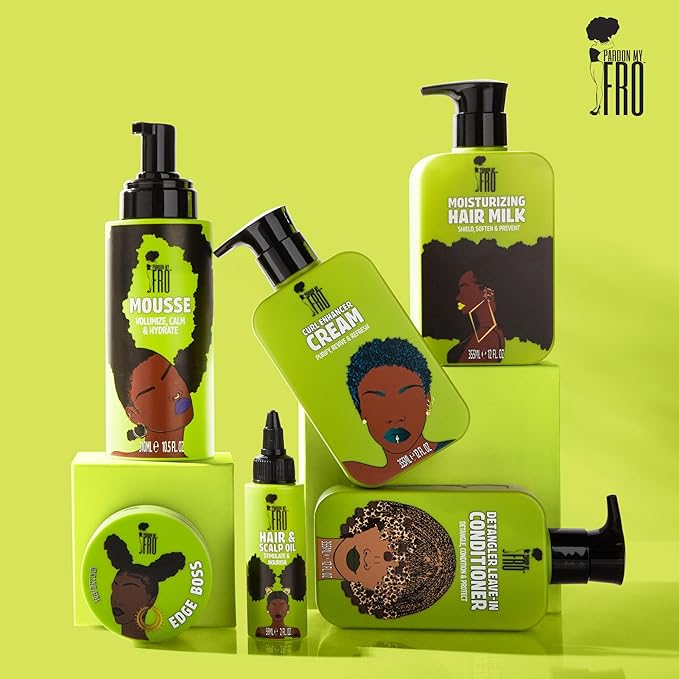 Pardon My Fro Mousse - Styling Mousse for Curly Hair - 10.5 fl oz