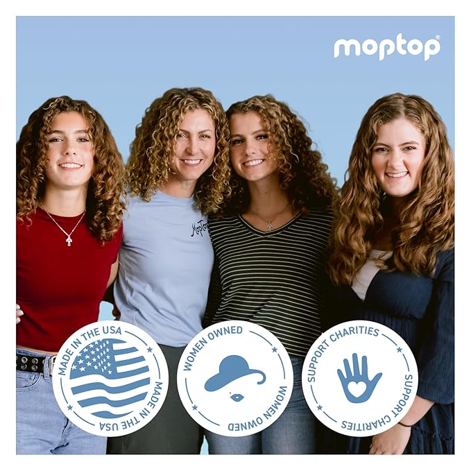 MopTop Curly Hair Care Kit - Detox Shampoo, Gentle Shampoo, Daily Conditioner, Moisturizing Curl Gel, Lightweight Hold Hair Care Products for Wash Day Routine