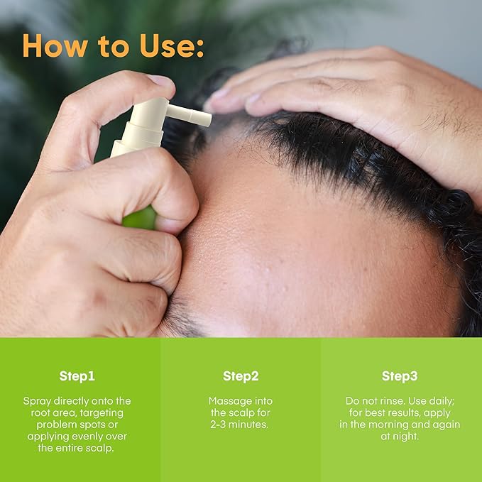 Svvimer Hair Growth Serum Spray - with Rosemary Batana Oil Biotin for Hair Loss and Thinning - Thicker Fuller Longer - for Women and Men 2.7 Fl Oz (Pack of 1)