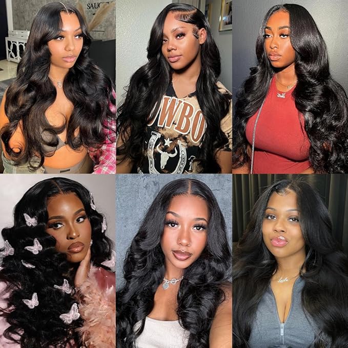14 16 18 Inch 3 Bundles Bodywave Human Hair Bundles 14A 100% Unprocessed Brazilian Virgin raw Human Hair Bundles Natural Black