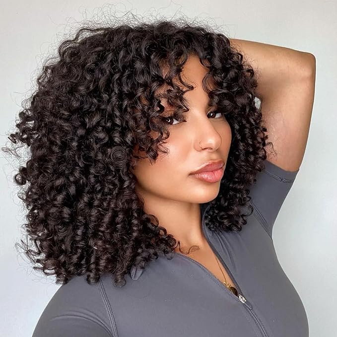 7 Packs Gogo Curl Crochet Hair for Women 10 Inch Pre-Twisted Curly Crochet Hair Pre Looped Deep Ocean Water Wave Beach Curl Crochet Braids Synthetic Braiding Hair Extensions (10 Inch, 4#)