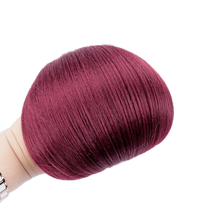 Burgundy Braiding Hair Pre Stretched 12 Inch 8 Packs Braiding Hair Extensions for Box Braids Twists Locs Hair Itch Free Soft Yaki Texture Hot Water Setting (12inch,#Burgundy)