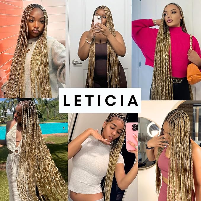 Ash Blonde Straight Braiding Hair for Ez Braids Pre stretched Knotless Braiding hair