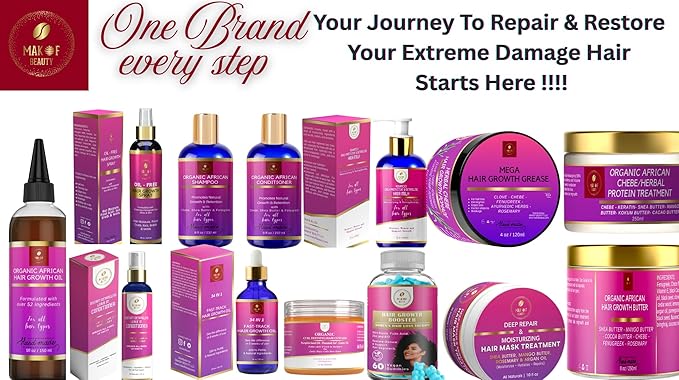 Chebe Hair Growth and Thickening Butter - Ayurvedic Deep Conditioner with Shea, Cocoa, Mango Butter, Fenugreek, and Rosemary for All Hair Types, 8 oz