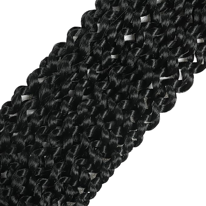 FUTAI Passion Twist Hair 7 Packs 18 Inch Pre Looped Water Wave Crochet Hair Bohemian Braids for Black Women