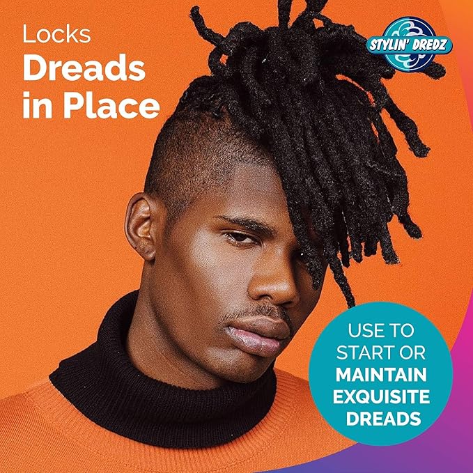 Stylin Dredz Mouldin' Gel Wax - Loc n Twist Gel - Dreadlock Gel Wax with Tea Tree Oil - 250 ml Pack of 2