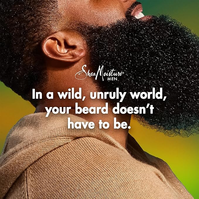 SheaMoisture Beard Kit for Men – Beard Wash, Conditioning Beard Oil, Full Beard Detangler + Beard Balm with Shea Butter & Maracuja Oil, Gifts for Men (4 Piece Set)