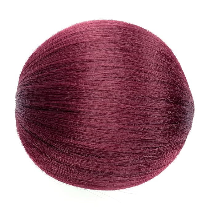 Burgundy Braiding Hair Pre Stretched 20 Inch 8 Packs Braiding Hair Extensions for Crochet Box Braids Twists Locs Hair Itch Free Soft Yaki Texture Hot Water Setting (20inch,#Burgundy)