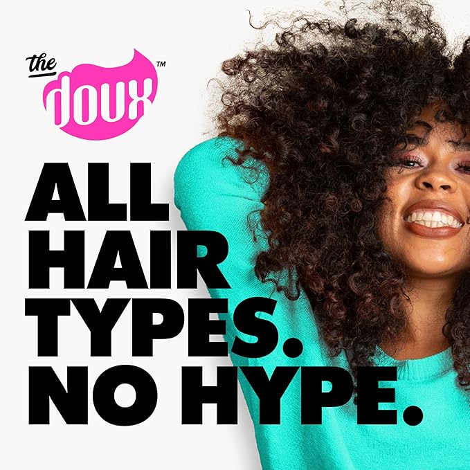The Doux Multi-Use Mousse for Curly Hair – The Doux Mousse Def Texture Foam for Styling, Curl Definition, Volume & Shine – Curl Cream Alternative for Textured Hair & Natural Hair Styles