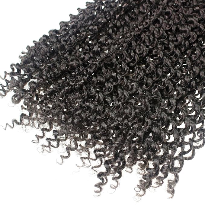 Dorsanee Dark Brown Passion Twist Hair 18 Inch 6 Packs Water Wave Crochet Hair Long Bohemian Curly Braiding Hair for Butterfly Locs, Faux Locs, Boho Style Spring Twist Crochet Braids (4#)