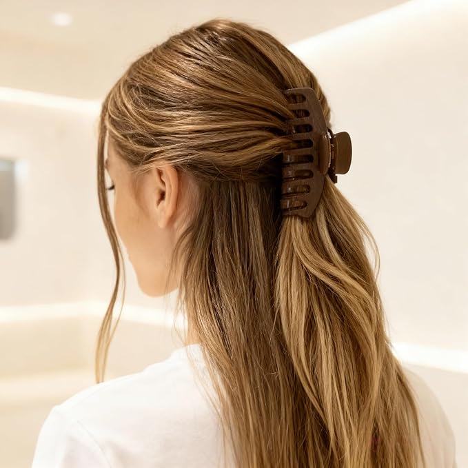 6 Pack Silicone Cloud Claw Clips, Soft & Flexible Cloud Claw Clips, Squishy Hairclips for Thin and Thick, Hair Accessories for Women & Girls