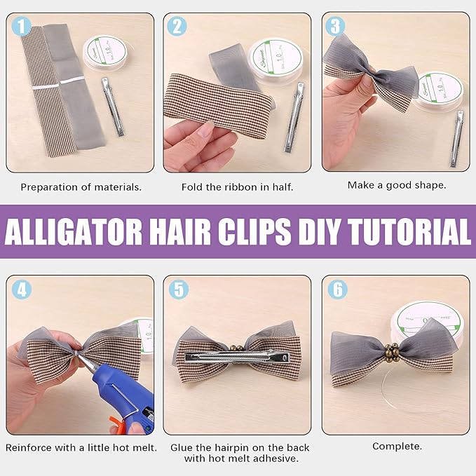 Swpeet 200Pcs 2.2inch - 5.6cm Alligator Hair Clips Kit, Perfect for Metal Duck Bill Hair Clips Flat Top Single Prong Hairpins for Hair Styling DIY Accessories (2.2 Inch)