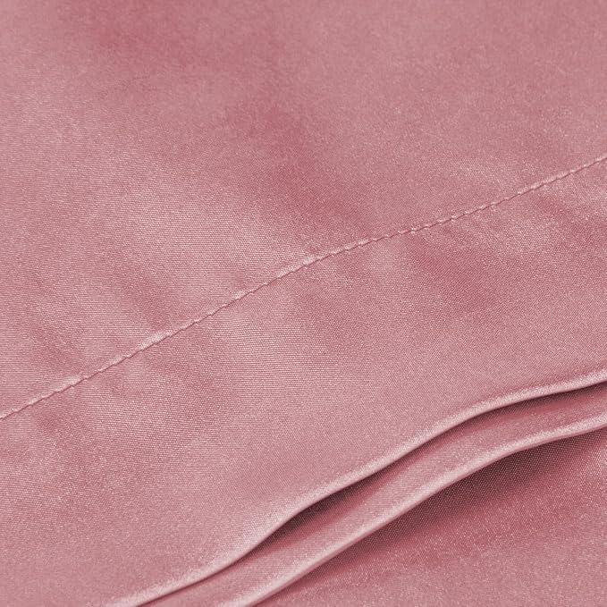 BEDELITE Satin Body Pillow Cover, Super Soft and Cooling Body Pillow Pillowcase for Hair and Skin, Breathable Silky Full Long Pillowcase Cover(20"x54", Nostalgia)