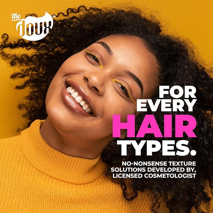 The Doux Curl Cream & Setting Mousse for Curly Hair CRAZYSEXYCURL Honey Foam for Heatless Curls Overnight, Frizz Control, Shine & Moisture – Curly Hair Styling Product with Aloe & Silk Amino Acids