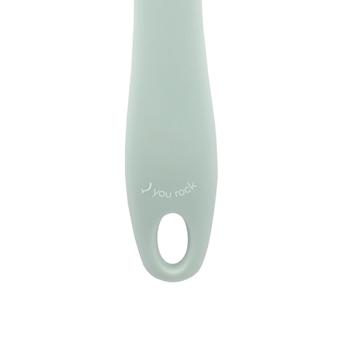 Cricket Hapi De-Knot Delight Detangler Brush Smedium - Featuring 100+ Soft Bristles, Soft, Flexible, and Gentle Design, 3 Adjustable Hair Rows for All Hair Types, and Compact Brush Head - Light Green