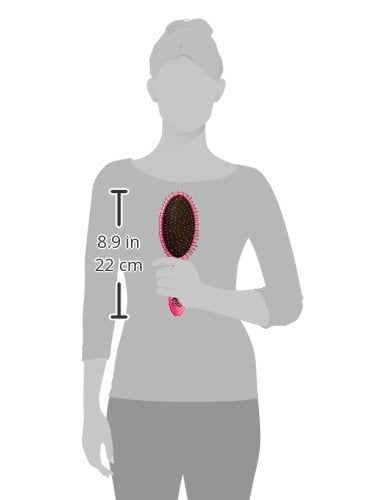 Wet Brush Detangling Brush, Original Detangler Brush (Pink) - Wet & Dry Tangle-Free Hair Brush for Women & Men - No Tangle Soft & Flexible Bristles for Straight, Curly, & Thick Hair (Pack of 2)