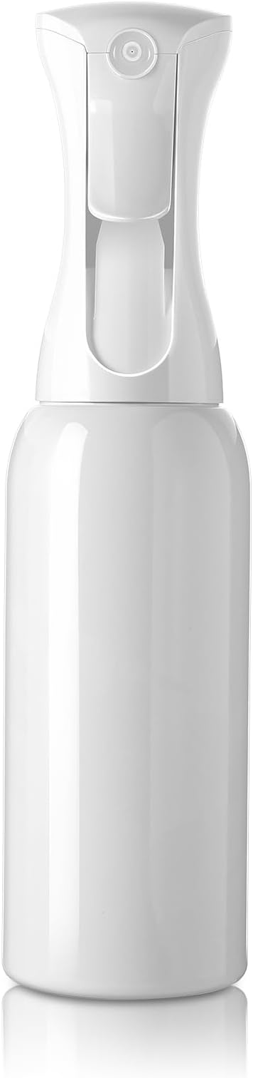 Mistifi HydroMist 500ml – Large Capacity Continuous Fine Mist Spray Bottle for Plants, Gardening, Hair, Cleaning, and Skincare　(500ml 1Pc, White bottle)