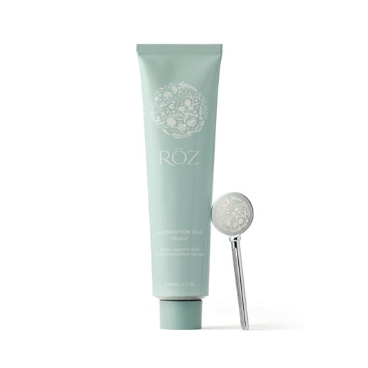 RŌZ Foundation Mask – Hydrating & Repairing Hair Treatment for All Hair Types – Deep Conditioning to Strengthen, Smooth & Nourish – Vegan, Color Safe, Silicone Free