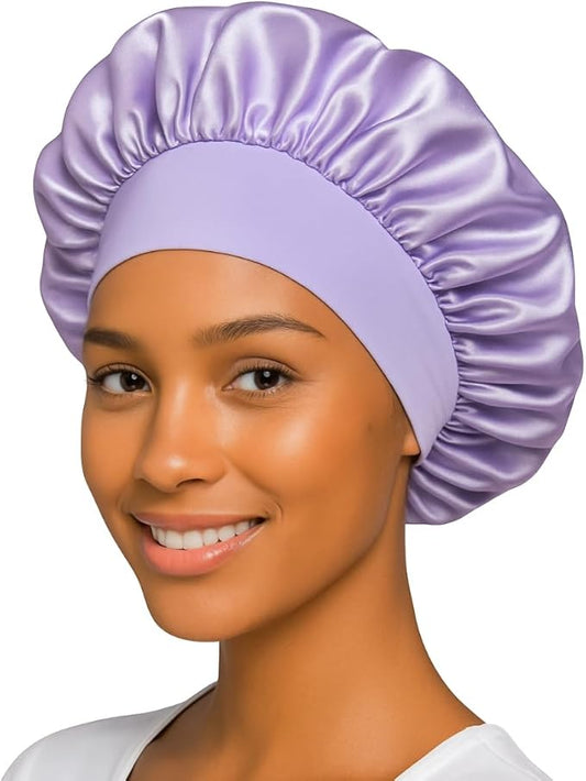 Satin Bonnet – Sleep Bonnet for Women and Men Curly Hair, Braids, and Natural Hairstyles (1pck)