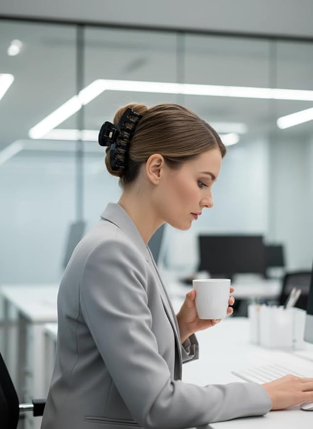 6 Pack Silicone Cloud Claw Clips, Soft & Flexible Cloud Claw Clips, Squishy Hairclips for Thin and Thick, Hair Accessories for Women & Girls