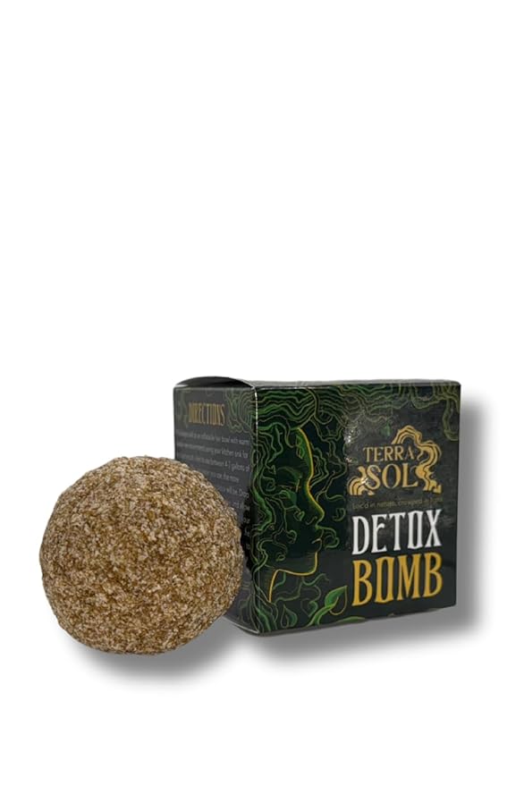 Ecoslay Terra Sol Detox Bomb, Scalp Clarifying Treatment with Pink Himalayan Salt, Apple Cider Vinegar, Aloe Vera and Honey