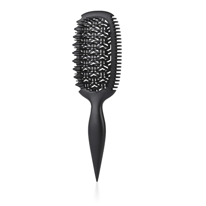 Candy Brush Curl Defining Vented Hair Brush for Effortlessly Detangling Shaping and Styling, Airflow Brush with EdgeLift for All Wet or Dry Hair Types for Women and Girl, Reduce Pulling and Frizzing