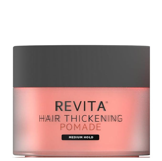 DS Labs Revita Matte Pomade - Medium Hold Styling Cream for Thicker Looking Hair, With Biotin, Caffeine & Beeswax, Water Based, Matte Finish, No Flakes, 3.3 fl oz
