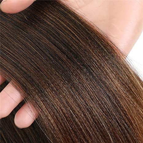 Pre-Stretched Braiding Hair Extensions - 24 inch 8 Packs Synthetic Crochet Braids, Natural Braid Crochet Hair, Hot Water Setting Professional Soft Yaki Texture (24 inch, T1B/30/27)