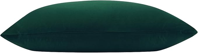 ALASKA BEAR Natural Silk Pillowcase, King (1pc, Christmas Forest Green)
