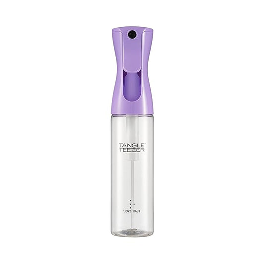 TANGLE TEEZER Fine Mist Continuous Spray Bottle, Reusable and Refillable, for Hair Detangling and Styling, 10.1 oz, Lilac